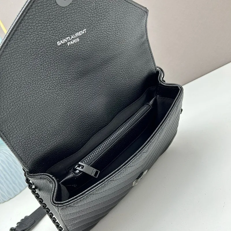 All Categories Official Website "Brand Women's Bags" Women's Bags 💙 YSL 2023 New YSL Cowhide Crossbody Bag