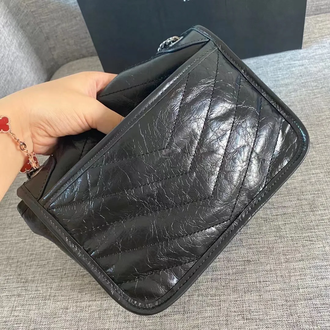 All Categories Official Website "Brand Women's Bags" Women's Bags 💙 YSL 58002200 2023 counters also sell YSL crossbody bag, first layer cowhide 24CM