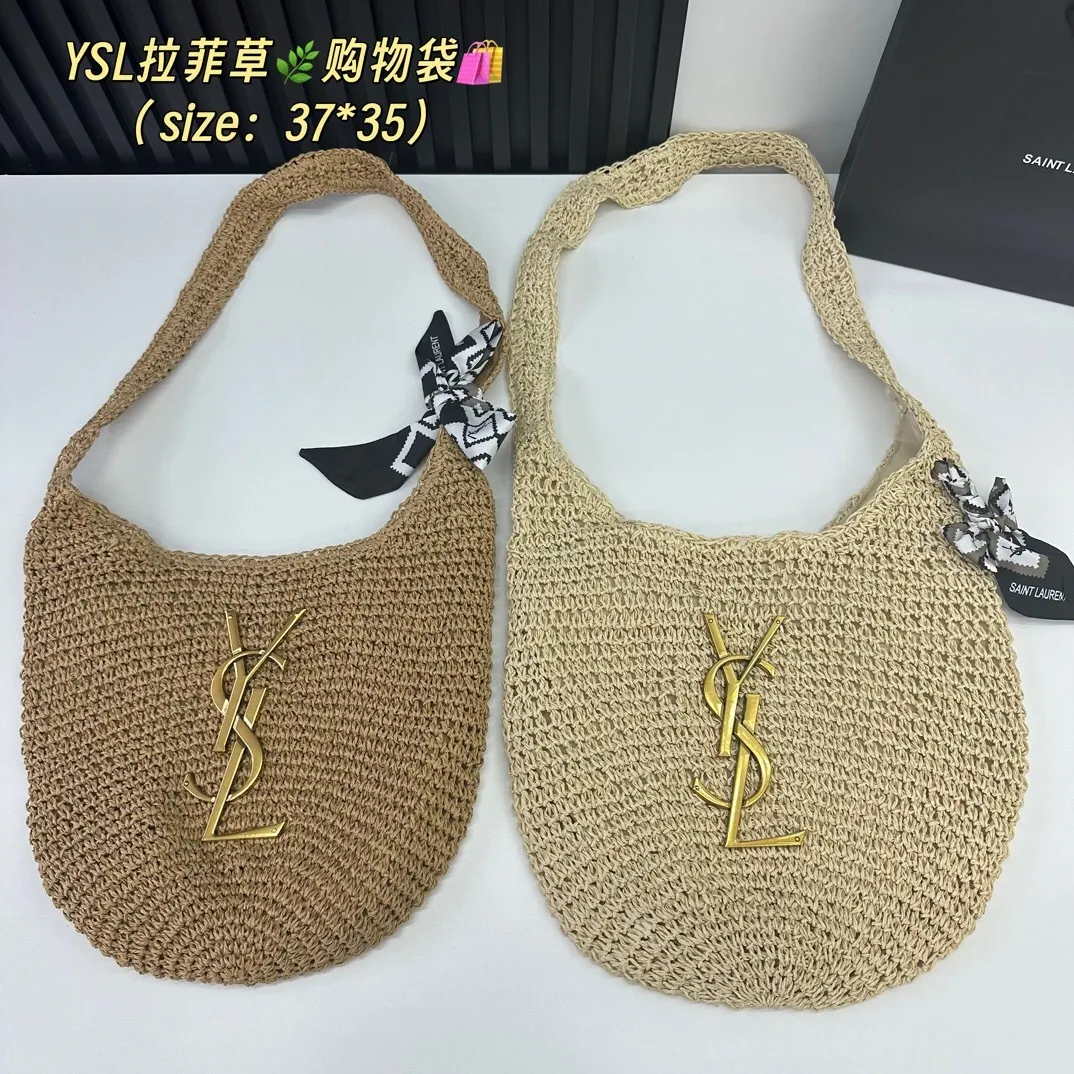 All Categories Official Website "Brand Women's Bags" Women's Bags 💙 YSL 2025 New YSL Woven Tote Bag