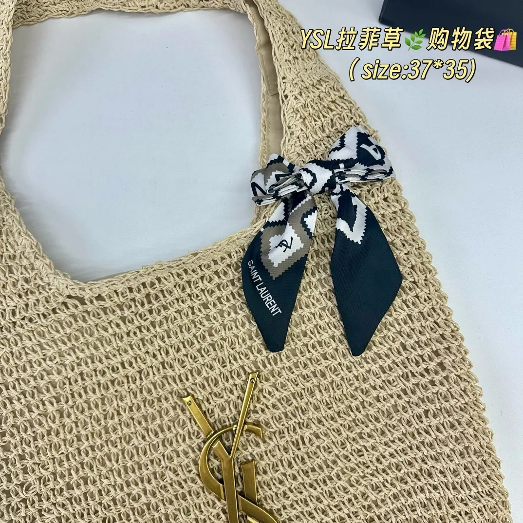 All Categories Official Website "Brand Women's Bags" Women's Bags 💙 YSL 2025 New YSL Woven Tote Bag