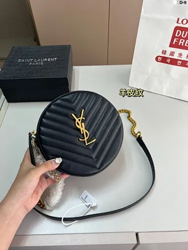 All Categories Official Website "Brand Women's Bags" Women's Bags 💙 YSL 2025 New YSL Small Round Cake Bag
