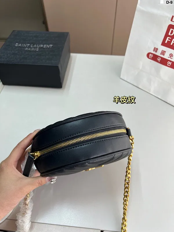 All Categories Official Website "Brand Women's Bags" Women's Bags 💙 YSL 2025 New YSL Small Round Cake Bag