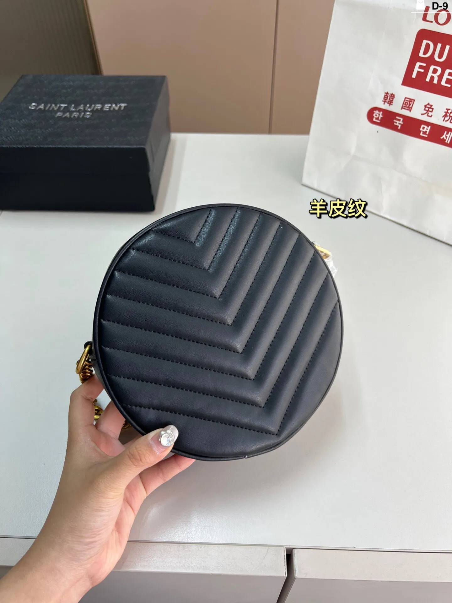 All Categories Official Website "Brand Women's Bags" Women's Bags 💙 YSL 2025 New YSL Small Round Cake Bag