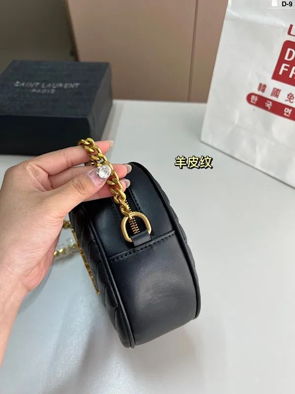 All Categories Official Website "Brand Women's Bags" Women's Bags 💙 YSL 2025 New YSL Small Round Cake Bag