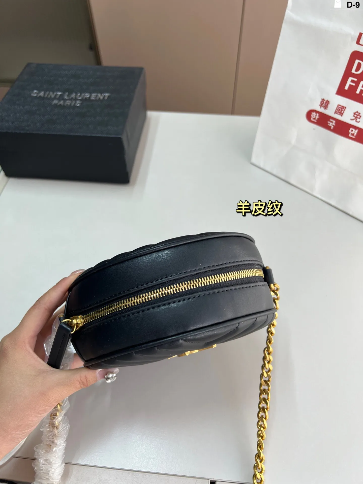 All Categories Official Website "Brand Women's Bags" Women's Bags 💙 YSL 2025 New YSL Small Round Cake Bag