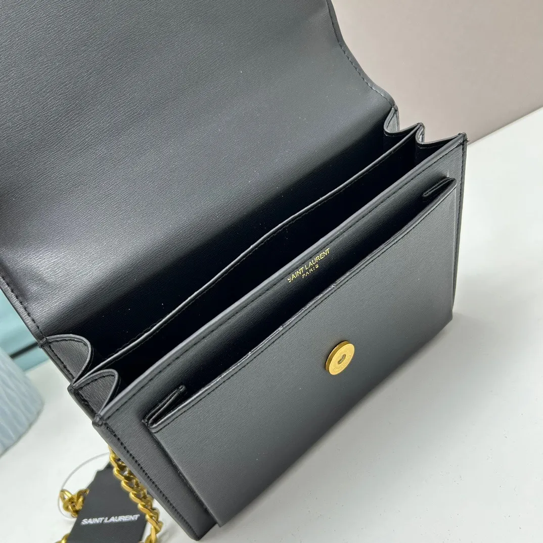 All Categories Official Website "Brand Women's Bags" Women's Bags 💙 YSL 2023 New YSL Cowhide Crossbody Bag