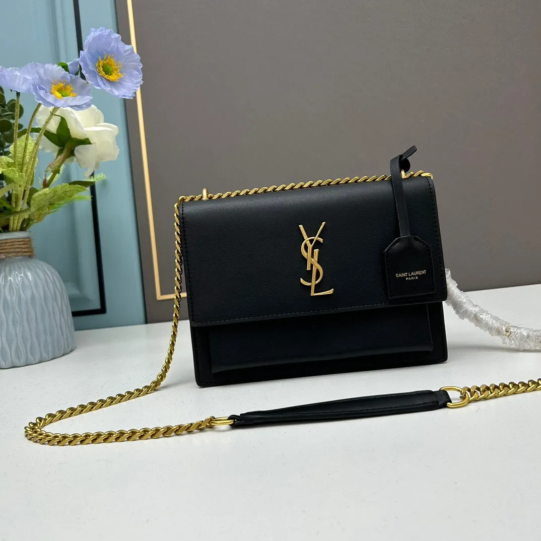 All Categories Official Website "Brand Women's Bags" Women's Bags 💙 YSL 2023 New YSL Cowhide Crossbody Bag