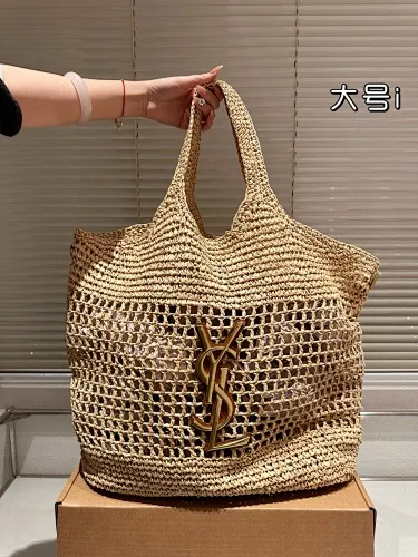 All Categories Official Website "Brand Women's Bags" Women's Bags 💙 YSL 2025 New YSL Straw Bags