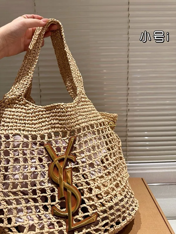 All Categories Official Website "Brand Women's Bags" Women's Bags 💙 YSL 2025 New YSL Straw Bags