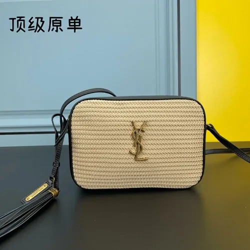 All categories Official website "Brand Women's Bags" Women's Bags 💙 YSL 2022 Official New YSL Imported Italian Cowhide Camera Bag Wholesale 58004300 High Quality Size: 23-16-6CM