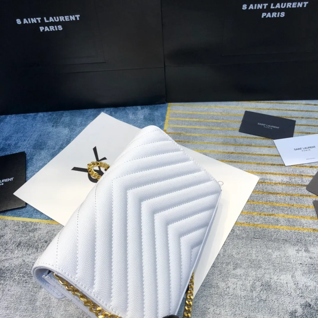 All categories Official website "Brand Women's Bags" Women's Bags 💙 YSL 2022 Official New YSL Crossbody Bag Wholesale 58001350 High Quality Specifications: 22.5-14-4CM