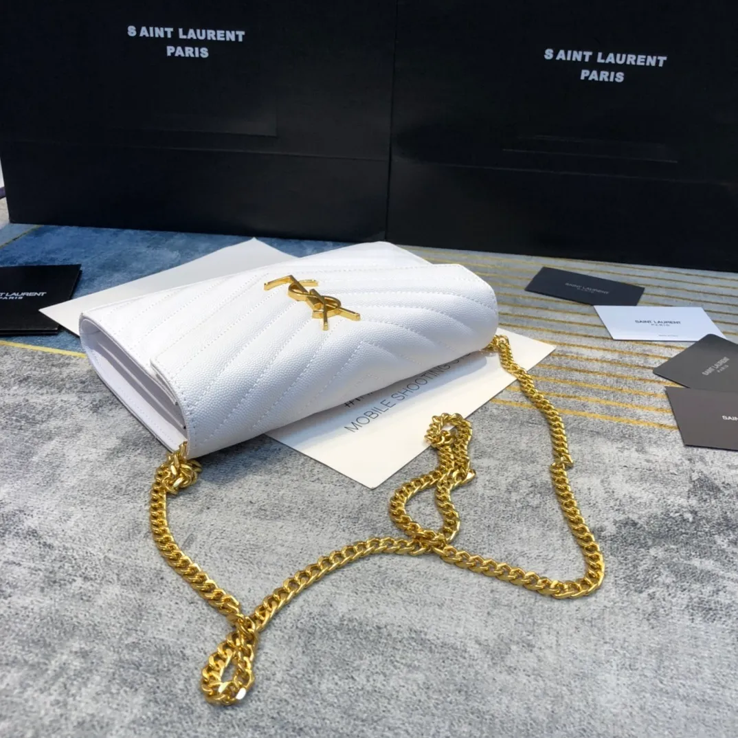 All categories Official website "Brand Women's Bags" Women's Bags 💙 YSL 2022 Official New YSL Crossbody Bag Wholesale 58001350 High Quality Specifications: 22.5-14-4CM