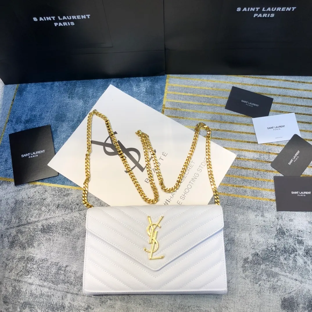 All categories Official website "Brand Women's Bags" Women's Bags 💙 YSL 2022 Official New YSL Crossbody Bag Wholesale 58001350 High Quality Specifications: 22.5-14-4CM