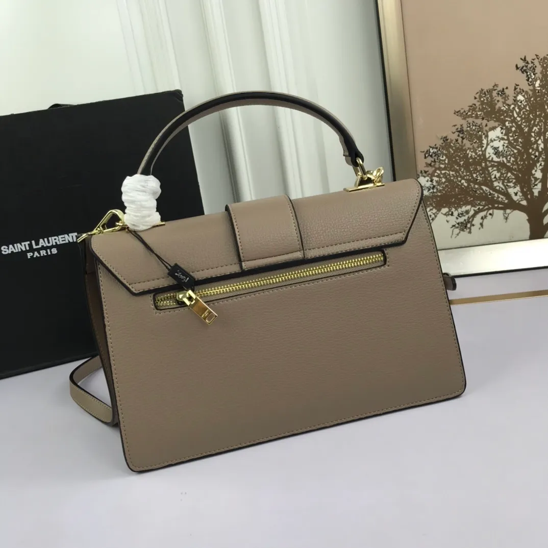 All Categories Official Website "Brand Women's Bags" Women's Bags 💙 YSL 2022 Official New Yves Saint Laurent Imported Palm Print Cowhide Crossbody Bag Wholesale 58001900 High Quality Size: 26-16-9CM