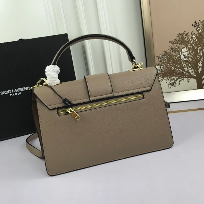 All Categories Official Website "Brand Women's Bags" Women's Bags 💙 YSL 2022 Official New Yves Saint Laurent Imported Palm Print Cowhide Crossbody Bag Wholesale 58001900 High Quality Size: 26-16-9CM