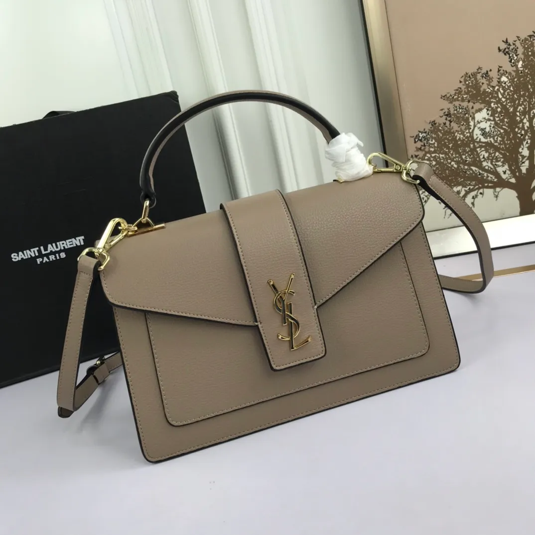 All Categories Official Website "Brand Women's Bags" Women's Bags 💙 YSL 2022 Official New Yves Saint Laurent Imported Palm Print Cowhide Crossbody Bag Wholesale 58001900 High Quality Size: 26-16-9CM