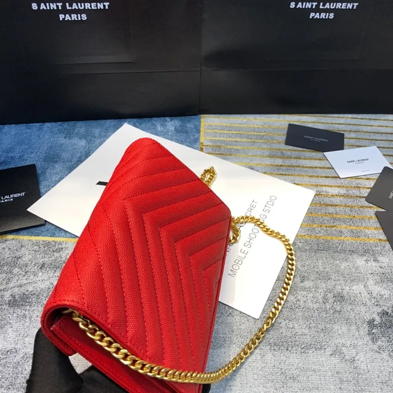 All categories Official website "Brand Women's Bags" Women's Bags 💙 YSL 2022 Official New YSL Crossbody Bag Wholesale 58001350 High Quality Specifications: 22.5-14-4CM