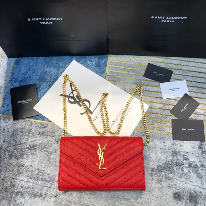 All categories Official website "Brand Women's Bags" Women's Bags 💙 YSL 2022 Official New YSL Crossbody Bag Wholesale 58001350 High Quality Specifications: 22.5-14-4CM