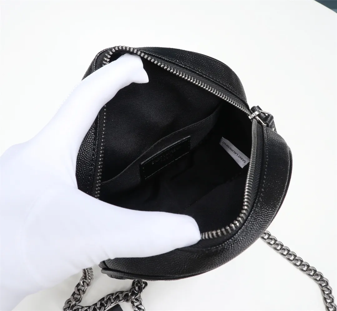 All categories Official website "Brand Women's Bags" Women's Bags 💙 YSL 2023 New YSL Small Round Bag