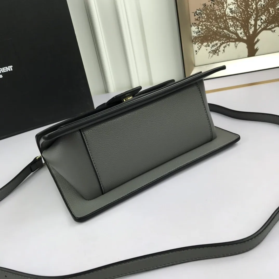 All Categories Official Website "Brand Women's Bags" Women's Bags 💙 YSL 2022 Official New Yves Saint Laurent Imported Palm Print Cowhide Crossbody Bag Wholesale 58001900 High Quality Size: 26-16-9CM