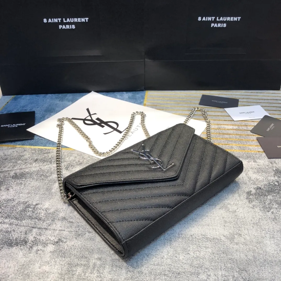 All categories Official website "Brand Women's Bags" Women's Bags 💙 YSL 2022 Official New YSL Crossbody Bag Wholesale 58001350 High Quality Specifications: 22.5-14-4CM