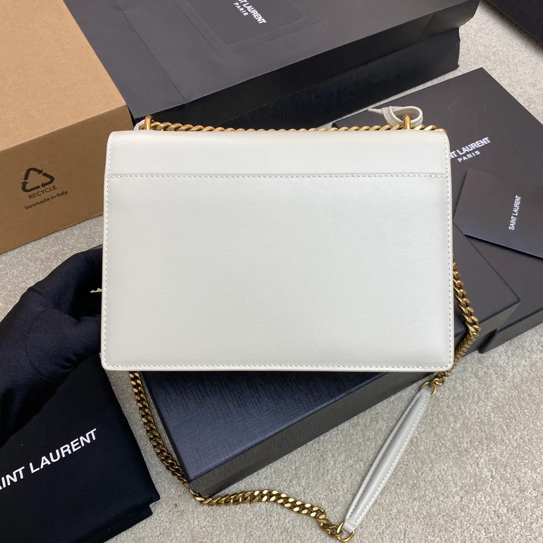 💰1500 milk white toothpick pattern/gold 🌈𝑺𝒖𝒏𝒔𝒆𝒕 𝟮𝟮𝒄𝒎#Classic luxury toothpick pattern sunset bag original leather version! Friends who like toothpick pattern bags cannot miss this one! High-quality genuine leather, genuine mold-making hardware, pursuing every detail, striving to be infinitely close to genuine 👍20210750 Size: 22x8x16cm Model: 442906 [Original leather]