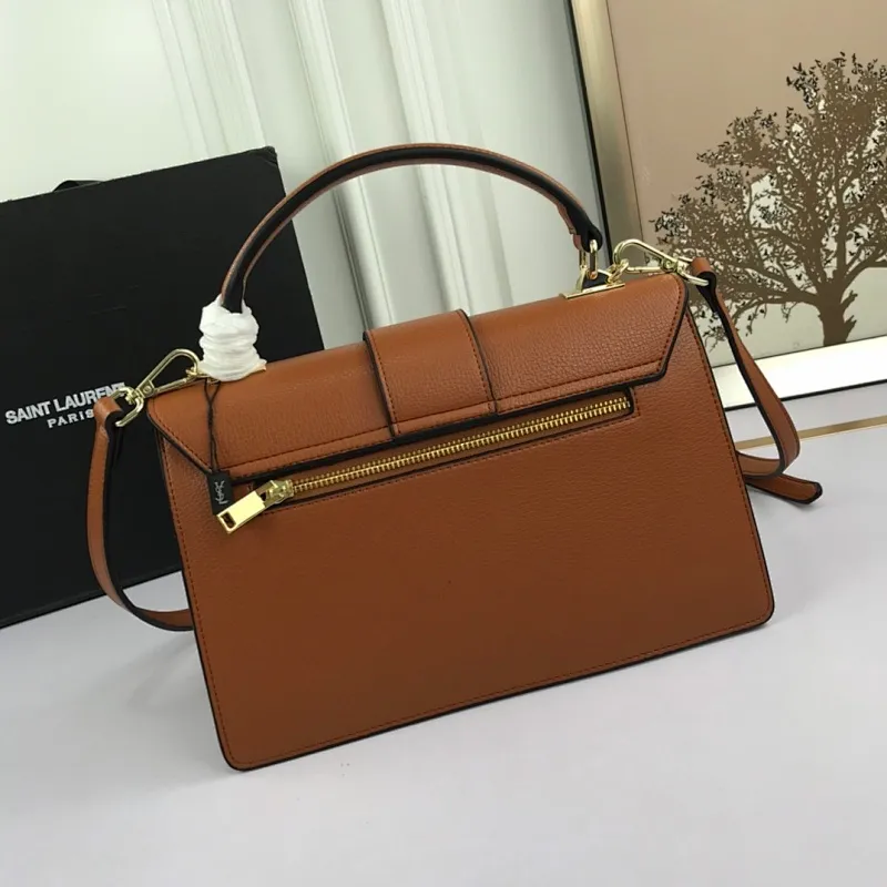 All Categories Official Website "Brand Women's Bags" Women's Bags 💙 YSL 2022 Official New Yves Saint Laurent Imported Palm Print Cowhide Crossbody Bag Wholesale 58001900 High Quality Size: 26-16-9CM