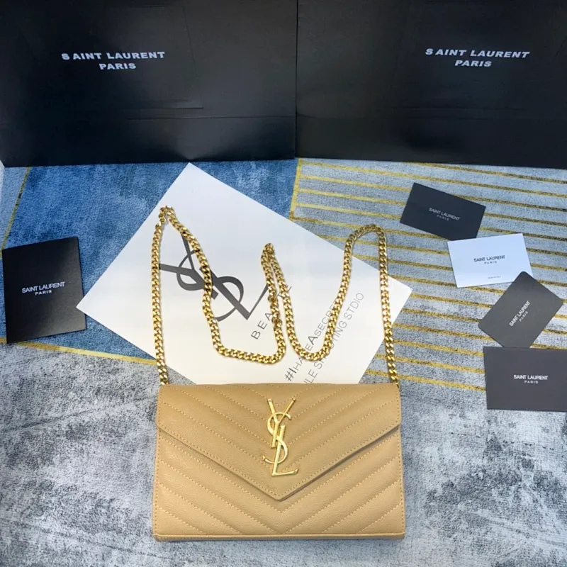All categories Official website "Brand Women's Bags" Women's Bags 💙 YSL 2022 Official New YSL Crossbody Bag Wholesale 58001350 High Quality Specifications: 22.5-14-4CM