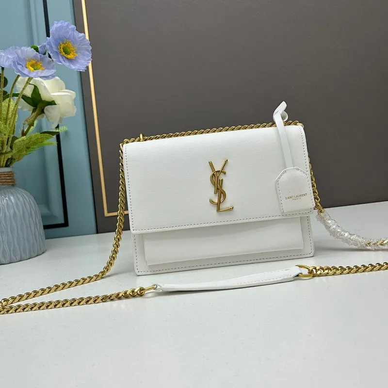 All Categories Official Website "Brand Women's Bags" Women's Bags 💙 YSL 2023 New YSL Cowhide Crossbody Bag