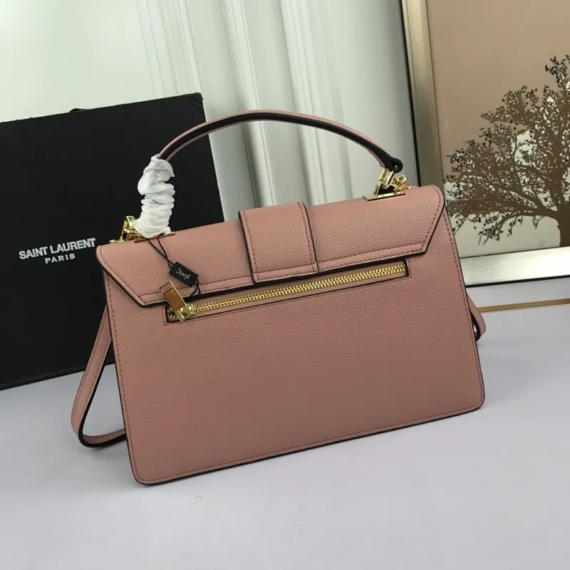 All Categories Official Website "Brand Women's Bags" Women's Bags 💙 YSL 2022 Official New Yves Saint Laurent Imported Palm Print Cowhide Crossbody Bag Wholesale 58001900 High Quality Size: 26-16-9CM