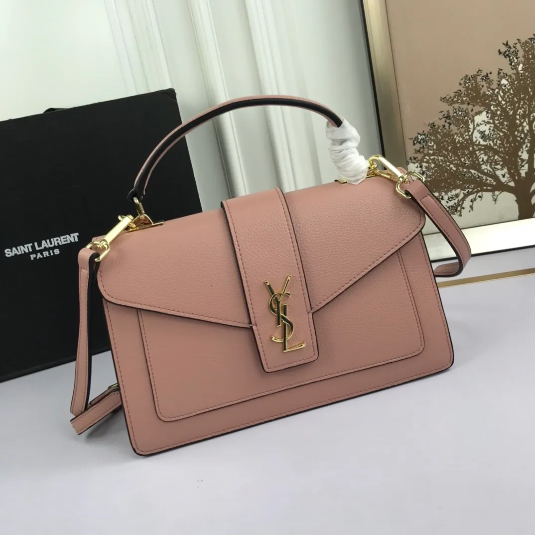 All Categories Official Website "Brand Women's Bags" Women's Bags 💙 YSL 2022 Official New Yves Saint Laurent Imported Palm Print Cowhide Crossbody Bag Wholesale 58001900 High Quality Size: 26-16-9CM