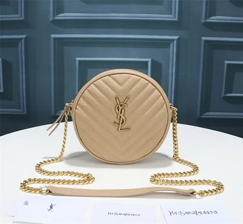 All categories Official website "Brand Women's Bags" Women's Bags 💙 YSL 2023 New YSL Small Round Bag