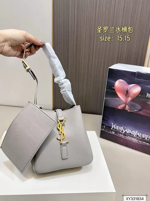 All Categories Official Website "Brand Women's Bags" Women's Bags 💙 YSL 2025 New YSL Bucket Bag