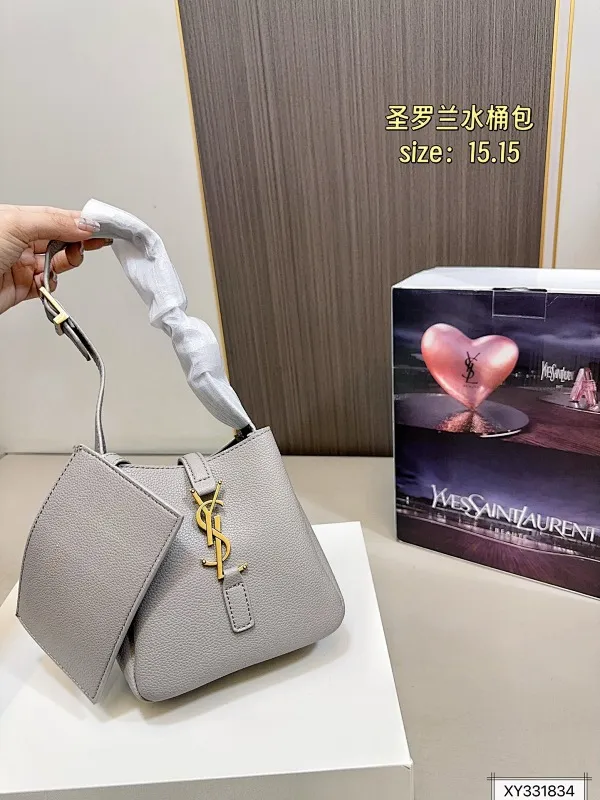 All Categories Official Website "Brand Women's Bags" Women's Bags 💙 YSL 2025 New YSL Bucket Bag