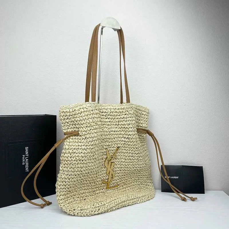 All Categories Official Website "Brand Women's Bags" Women's Bags 💙 YSL 2026 Official Website YSL Raffia Woven Bags