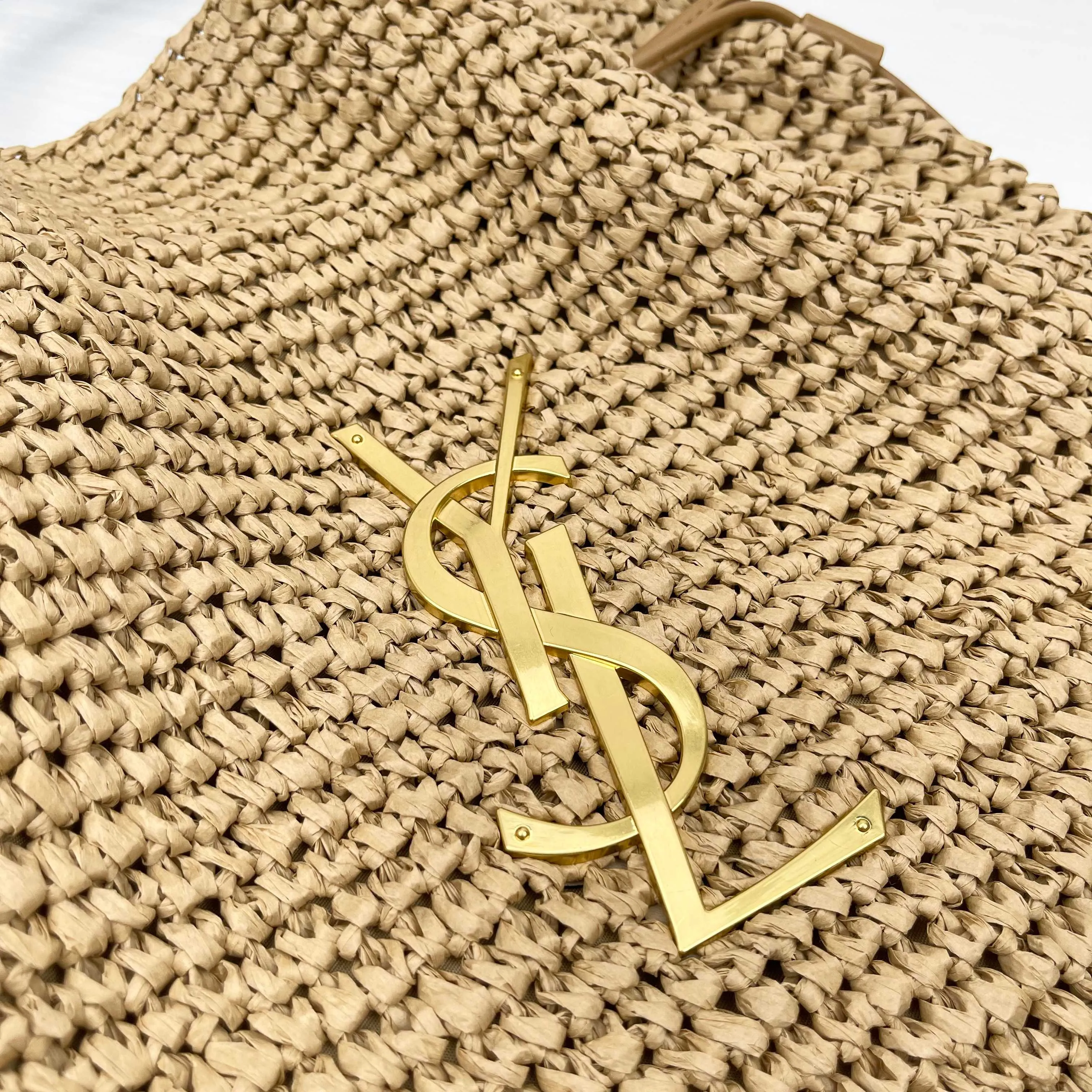 All Categories Official Website "Brand Women's Bags" Women's Bags 💙 YSL 2026 Official Website YSL Raffia Woven Bags