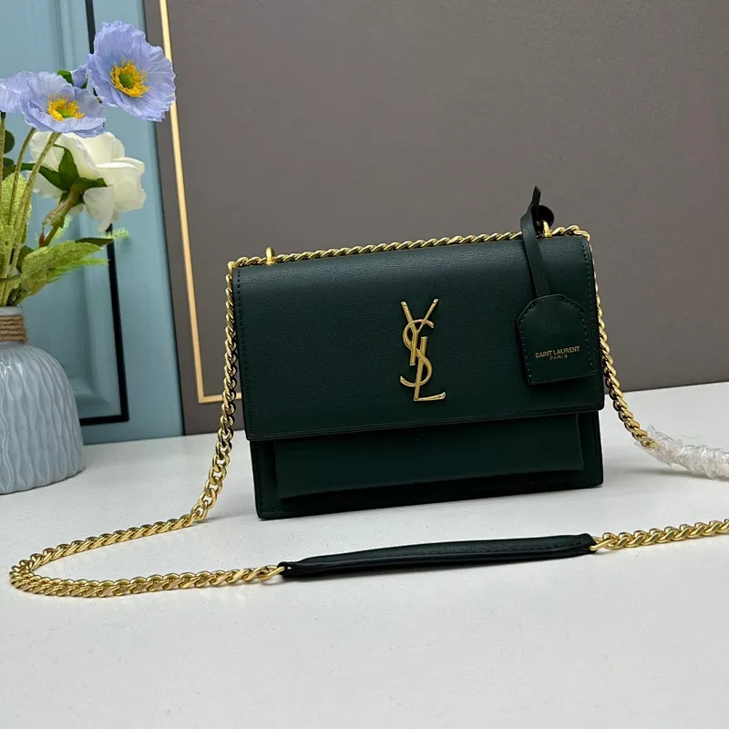 All Categories Official Website "Brand Women's Bags" Women's Bags 💙 YSL 2023 New YSL Cowhide Crossbody Bag