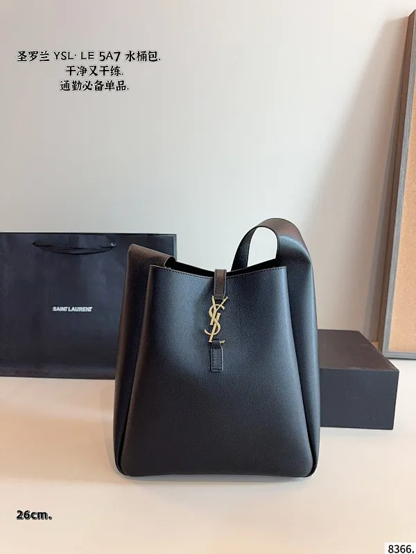 All Categories Official Website "Brand Women's Bags" Women's Bags 💙 YSL 2025 New YSL Bucket Bag