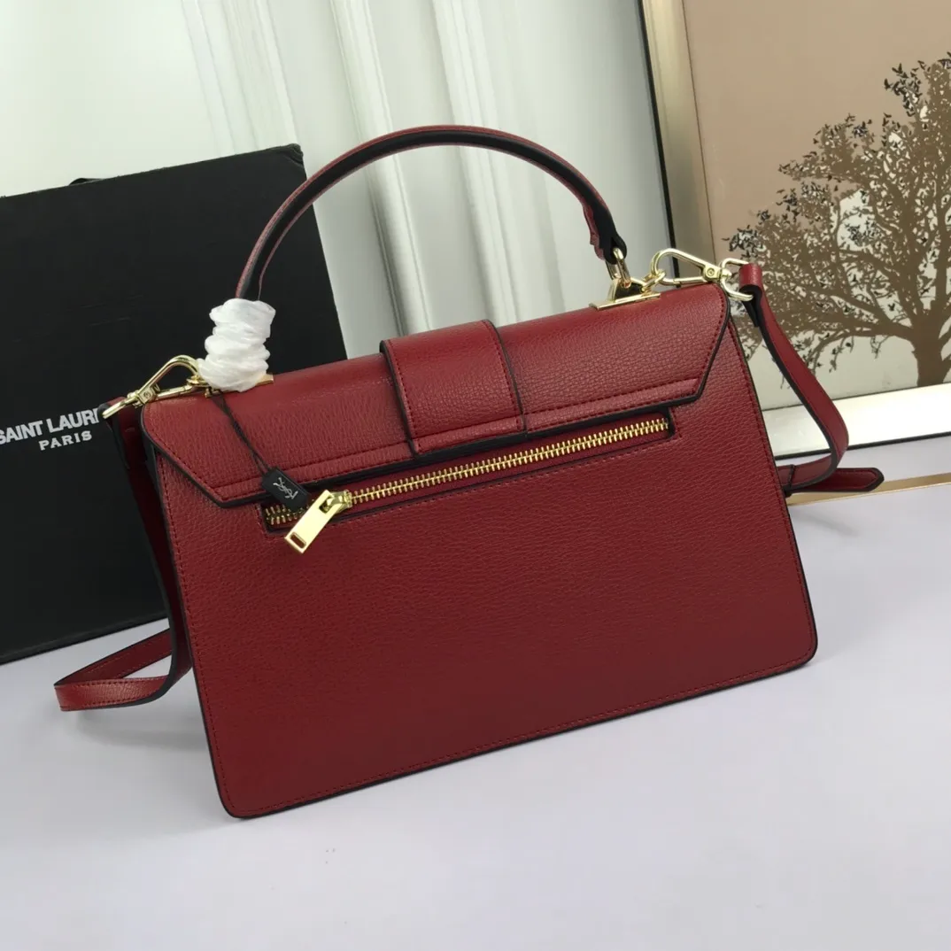 All Categories Official Website "Brand Women's Bags" Women's Bags 💙 YSL 2022 Official New Yves Saint Laurent Imported Palm Print Cowhide Crossbody Bag Wholesale 58001900 High Quality Size: 26-16-9CM