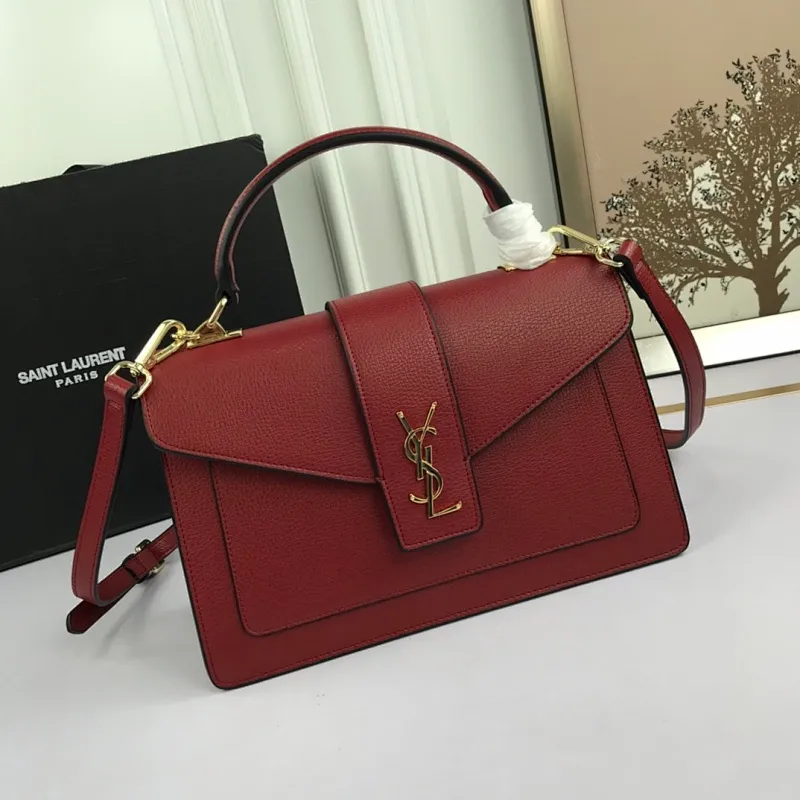 All Categories Official Website "Brand Women's Bags" Women's Bags 💙 YSL 2022 Official New Yves Saint Laurent Imported Palm Print Cowhide Crossbody Bag Wholesale 58001900 High Quality Size: 26-16-9CM