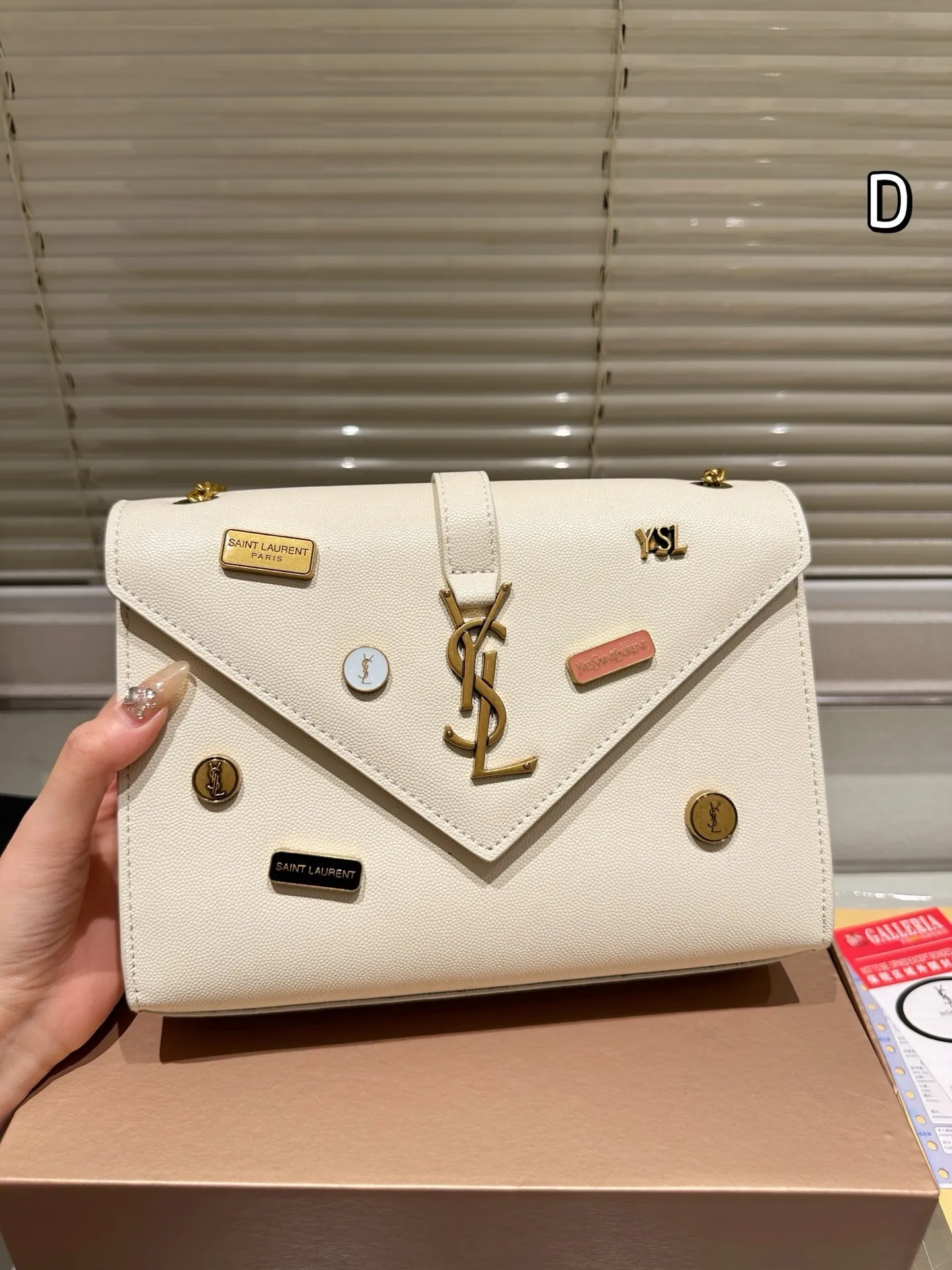 All Categories Official Website "Brand Women's Bags" Women's Bags 💙 YSL 2025 New YSL Caviar Cow Leather Chain Bag