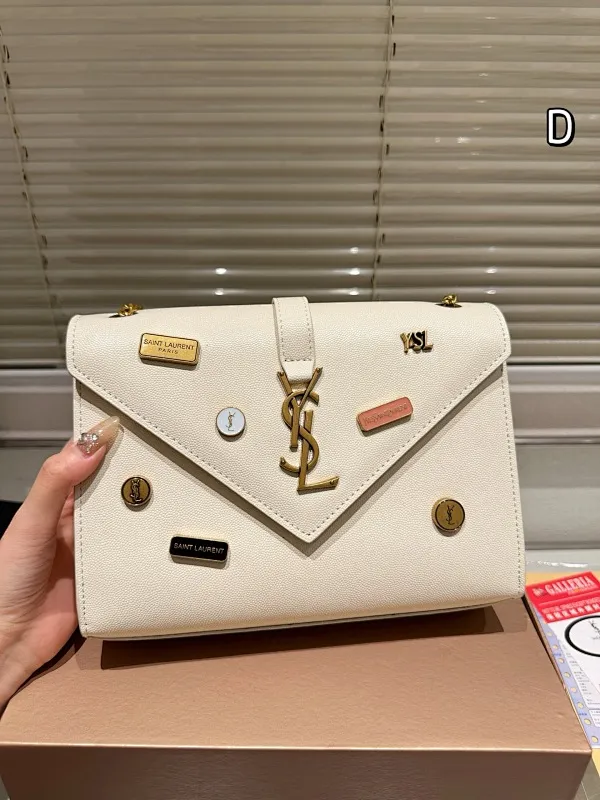 All Categories Official Website "Brand Women's Bags" Women's Bags 💙 YSL 2025 New YSL Caviar Cow Leather Chain Bag
