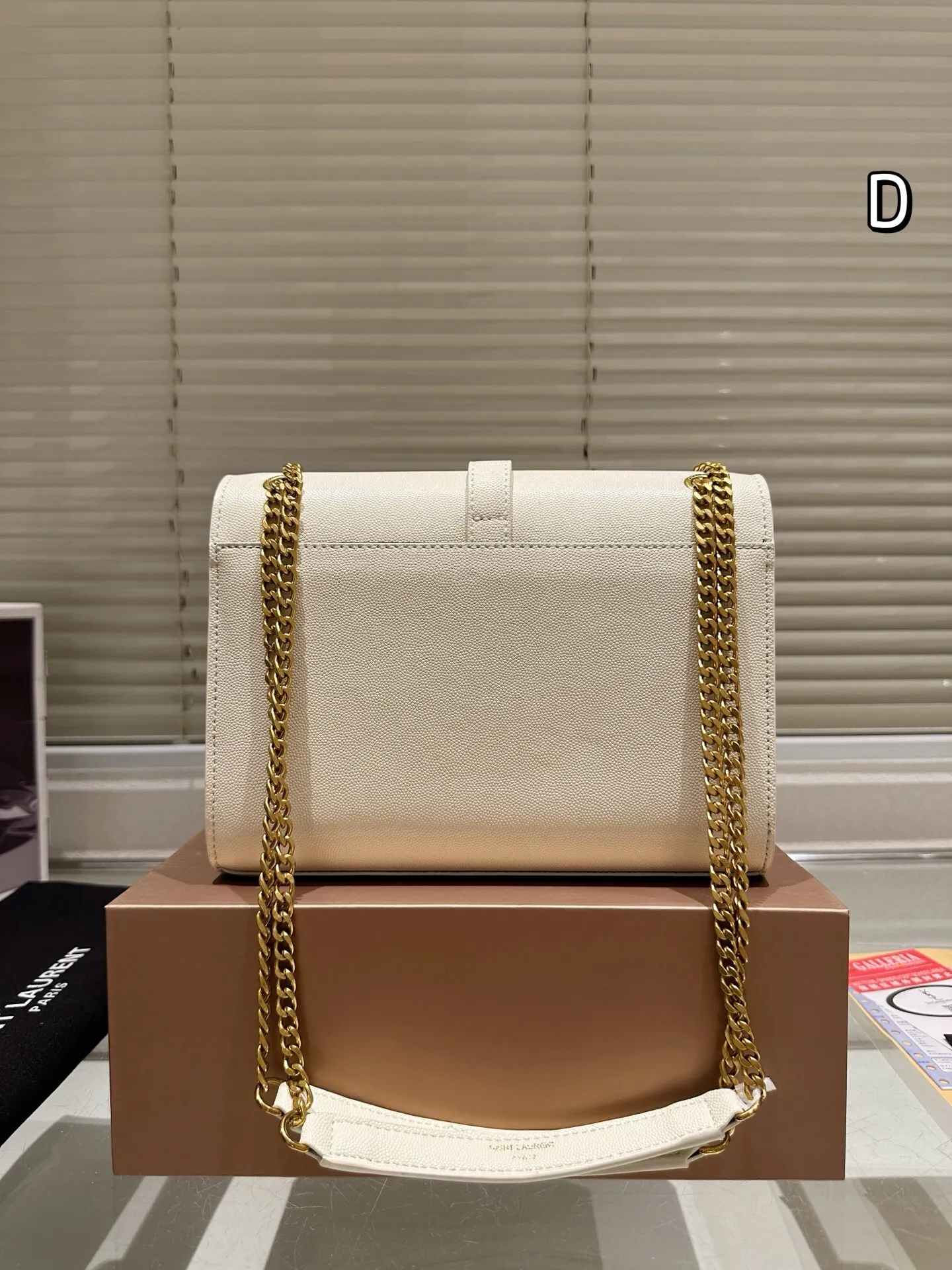 All Categories Official Website "Brand Women's Bags" Women's Bags 💙 YSL 2025 New YSL Caviar Cow Leather Chain Bag