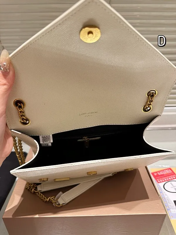 All Categories Official Website "Brand Women's Bags" Women's Bags 💙 YSL 2025 New YSL Caviar Cow Leather Chain Bag