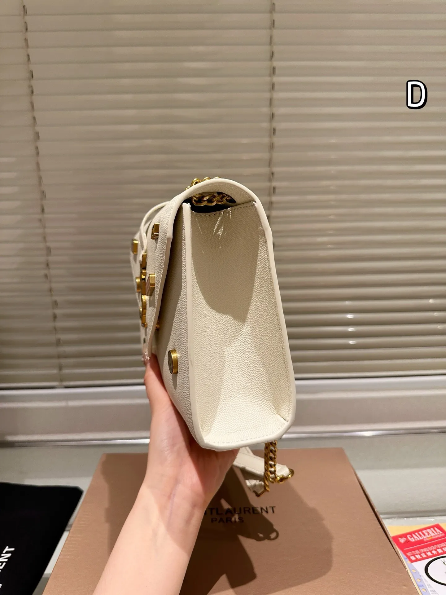 All Categories Official Website "Brand Women's Bags" Women's Bags 💙 YSL 2025 New YSL Caviar Cow Leather Chain Bag