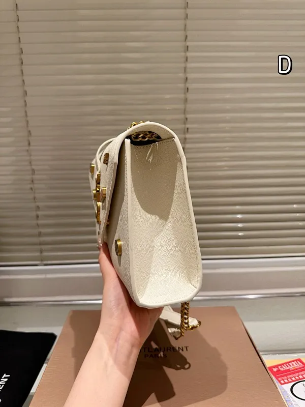 All Categories Official Website "Brand Women's Bags" Women's Bags 💙 YSL 2025 New YSL Caviar Cow Leather Chain Bag