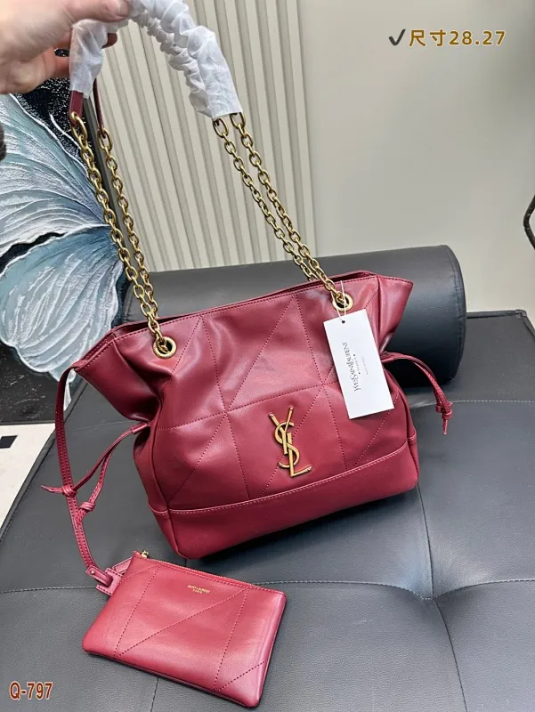 All Categories Official Website "Brand Women's Bags" Women's Bags 💙 YSL 2025 New YSL Lucky Bag Bucket Bag
