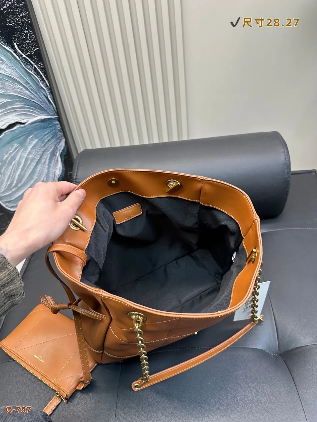 All Categories Official Website "Brand Women's Bags" Women's Bags 💙 YSL 2025 New YSL Lucky Bag Bucket Bag