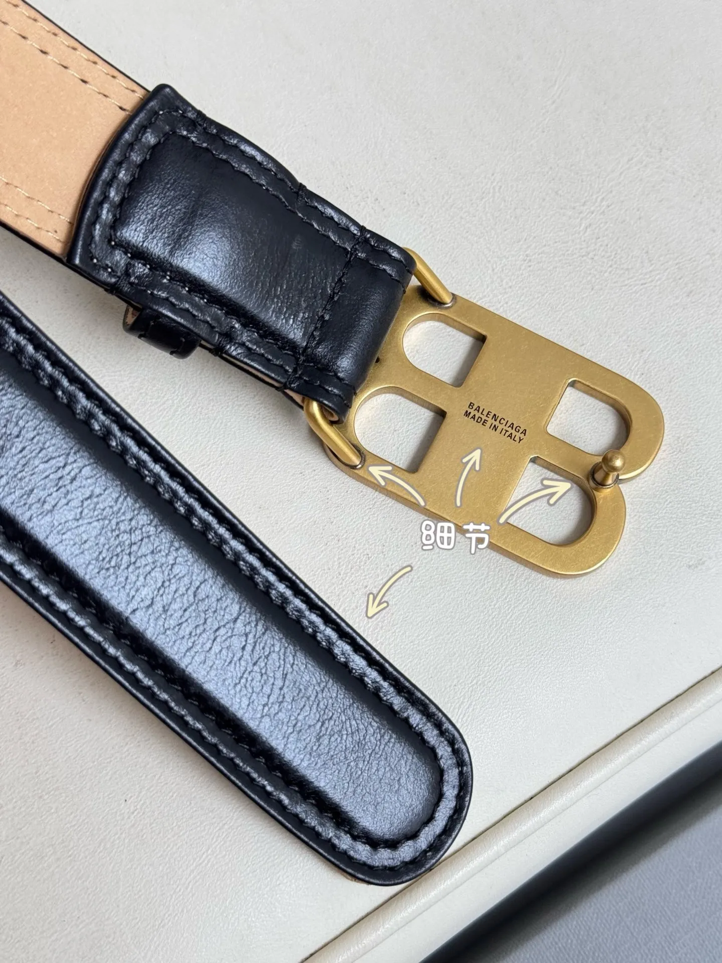 💰480💰Full package💰 💍Purchase level Balenciaga width 3.0cm is a French luxury brand, one of the most influential brands in the fashion industry. The designer originates from: urban fashion trend and unique design style, made of imported calfskin; paired with pure copper retro hardware to make it more attractive. A versatile product worth owning