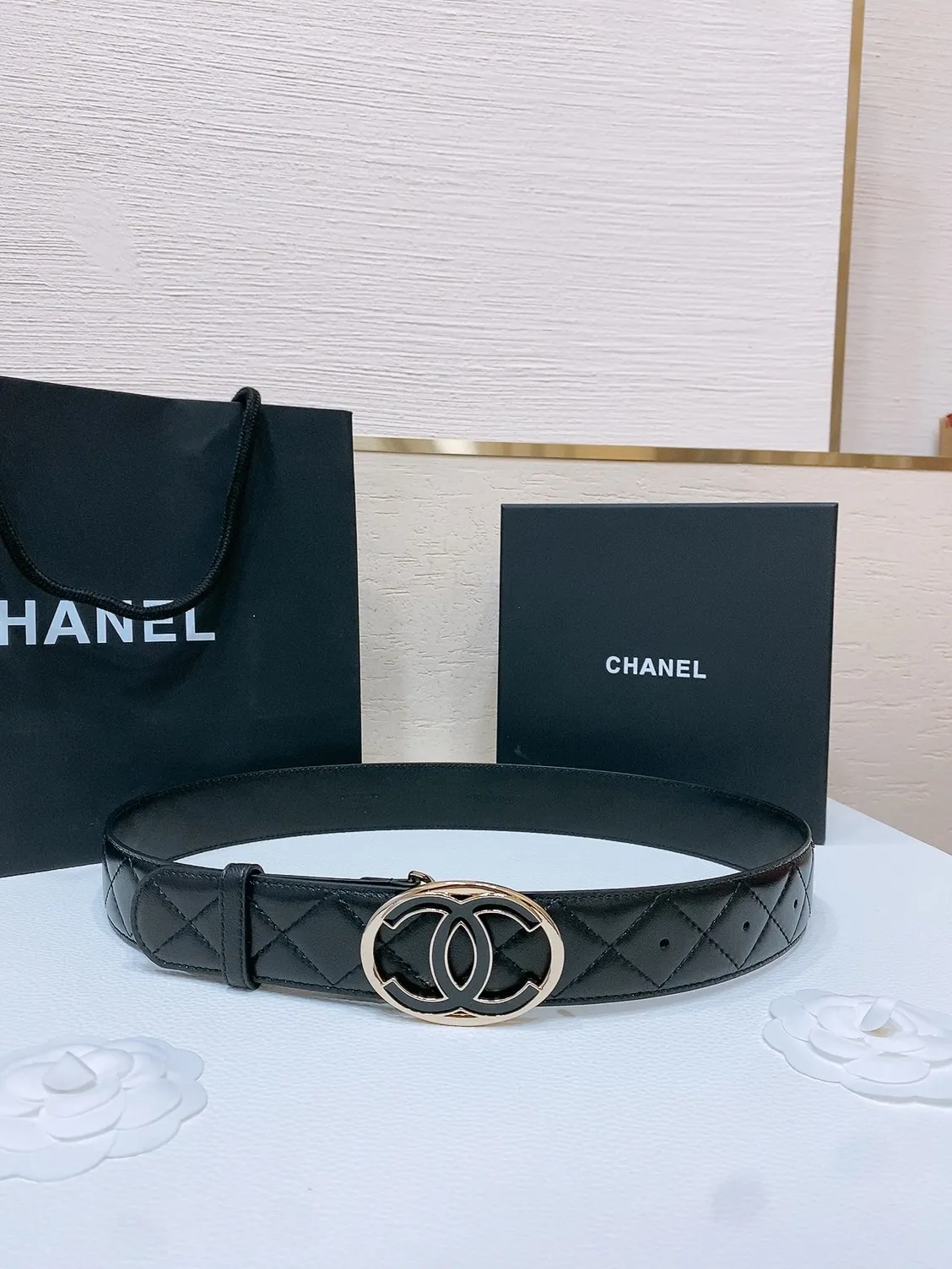 💰560💰Full package💰 💍Purchasing level Grandma 4.0cm⚡️🌹Chanel 24cc logo buckle⚡️🌹Brass metal imported lambskin rhombus belt body⚡️🌹First-layer cowhide bottom soft to the touch and delicate 3.8cm